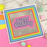 Moonstone Dies - Radiant Sentiments - Happy Birthday & Best Wishes