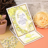 Moonstone Dies - Blossoming Oval Frame & Flourishes