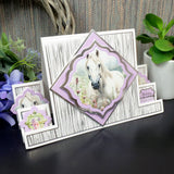 Moonstone Dies - Mini Straight Edged Nesting Dies - Elegant Label