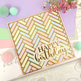 Moonstone Embossing Folders - Herringbone