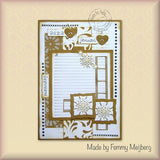 Nellie's Choice Nellie's Bullet Journal Clear Stamp - Basic Notepage Layout