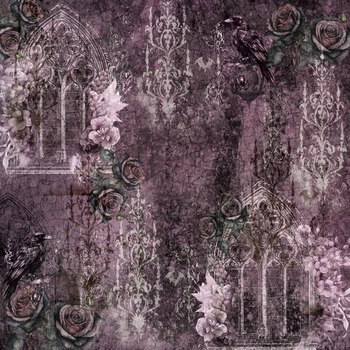 Sara Signature Thorn & Bloom 12" x 12" Paper Pad