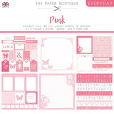 The Paper Boutique Everyday - Shades Of - Pink 8 in x 8 in Project Pad