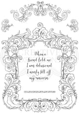 Boudoir A5 Clear Stamp Set