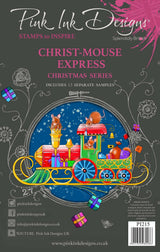 Pink Ink Designs Christ-Mouse Express 6 in x 8 in Clear Stamp Set