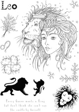 Pink Ink Designs Leo 6 in x 8 in Clear Stamp Set