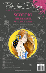 Pink Ink Designs Scorpio 6 in x 8 in Clear Stamp Set