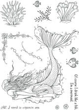 Pink Ink Designs Mira 6 in x 8 in Clear Stamp Set