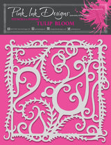 Pink Ink Designs Tulip Bloom 8 in x 8 in Stencil