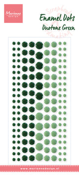 Marianne Design Enamel Dots - Duotone Green