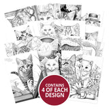 Colouring Pocket Pads - Little Meows