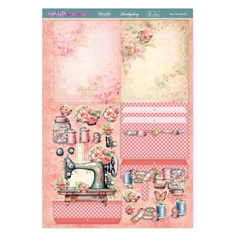 Pop-Up Stepper Cards - Sew Wonderful