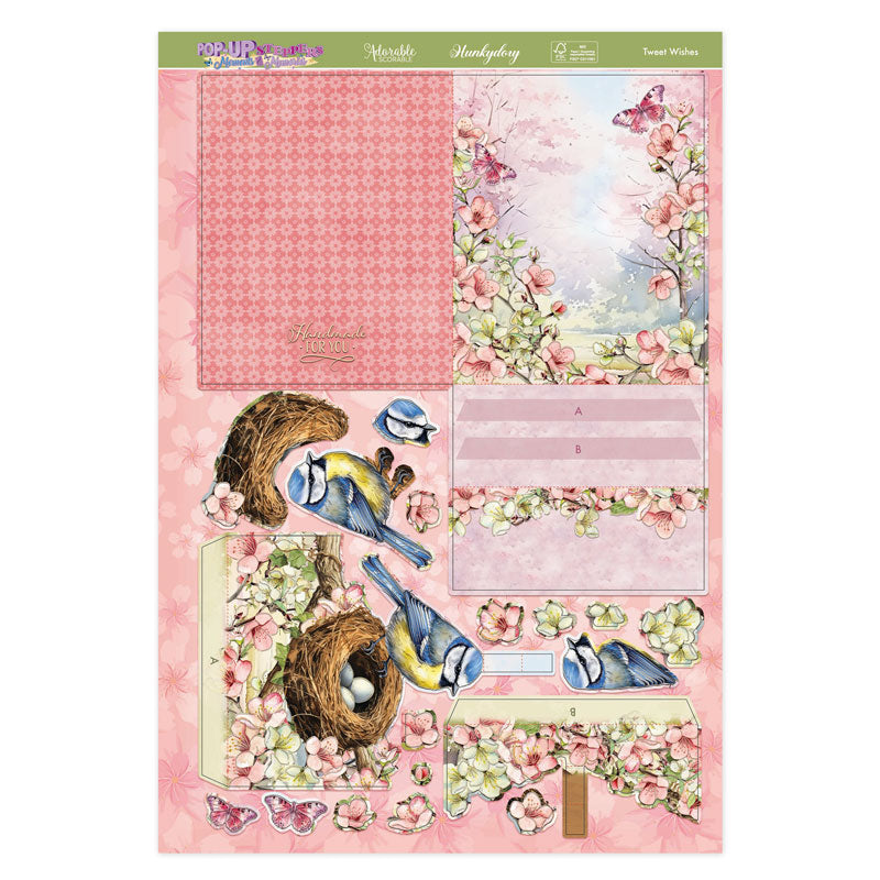 Pop-Up Stepper Card - Tweet Wishes