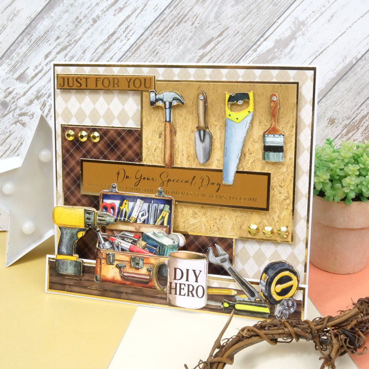 Pop-Up Stepper Card - DIY Hero