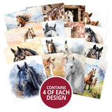 Watercolour Horses Pocket Pad