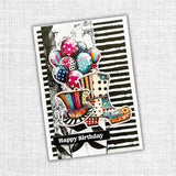 Inky Colour Embossed Die Cuts 31932