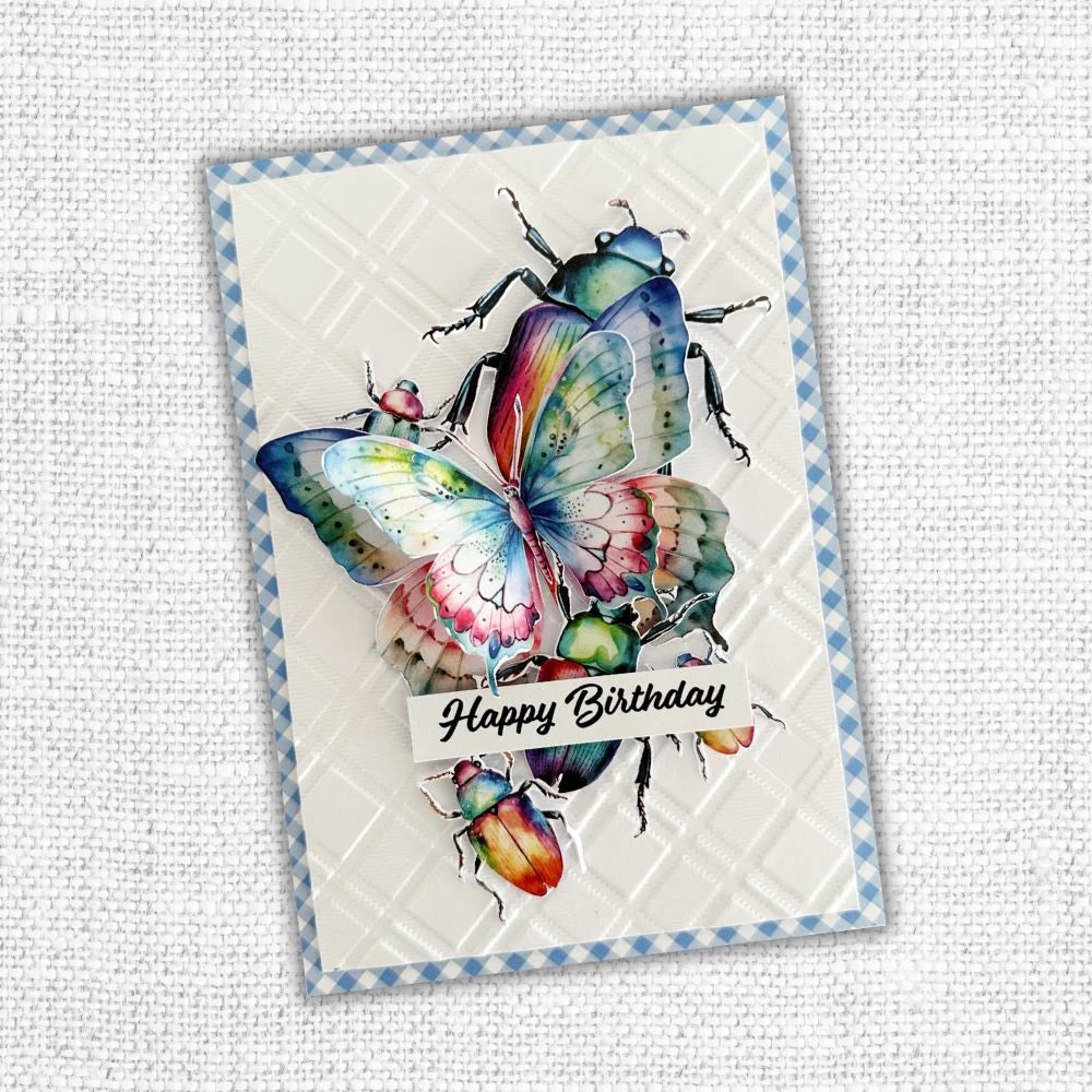 Ben's Plaid 3D Embossing Folder 32157