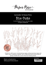 Lavender & Roses - Rose Gold Foil Die Cuts 32268