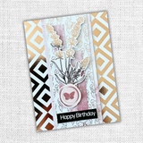 Lavender & Roses - Rose Gold Foil Die Cuts 32268