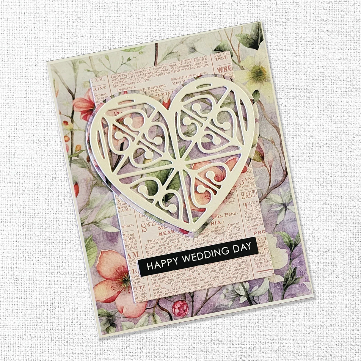 Patterned Heart Metal Cutting Die 33873