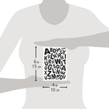 Ciao Bella Clear Stamp Set 4"x6" Baby Alphabet