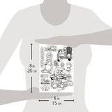Ciao Bella Clear Stamp Set 6"x8" The City Mouse