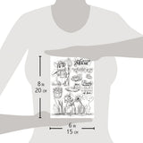 Ciao Bella Clear Stamp Set 6"x8" The Country Mouse