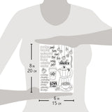Ciao Bella Clear Stamp Set 6"x8" BuJo Week