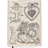 Ciao Bella Clear Stamp Set 6x8 Spring Time
