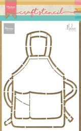 Apron by Marleen mask stencil
