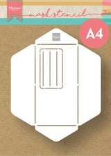 Marianne Design Craft Stencil - Mini-Slimline Envelope