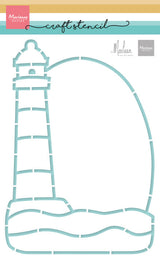 Marianne Design Craft Stencil - Lighthouse by Marleen