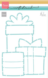 Marianne Design Craft Stencil - Presents by Marleen