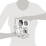 Ciao Bella Clear Stamp Set 4"x6" Epic Girl