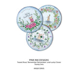 Pink Ink Designs Lucky Clover 6 in x 8 in Clear Stamp Set