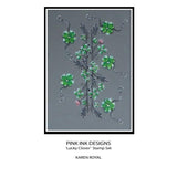 Pink Ink Designs Lucky Clover 6 in x 8 in Clear Stamp Set