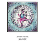 Pink Ink Designs Clara 6 in x 8 in Clear Stamp Set