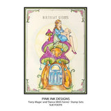 Pink Ink Designs Dance With Fairies 6 in x 8 in Clear Stamp Set