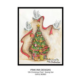 Pink Ink Designs Oh Christmas Tree 6 in x 8 in Clear Stamp Set