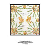 Pink Ink Designs Two Turtle Doves 6 in x 8 in Clear Stamp Set