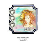 Pink Ink Designs Leo 6 in x 8 in Clear Stamp Set