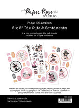 Pink Halloween 6x8" Die Cuts & Sentiments 32868