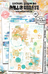 AALL and Create Rub-Ons - Teal Dreams