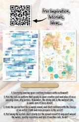 AALL and Create Rub-Ons - Teal Dreams