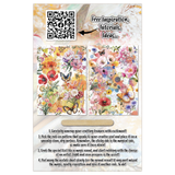 AALL and Create - A5 Rub-Ons - Dancing Poppies