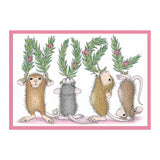 Noel Cling Rubber Stamp Set from the House-Mouse Holiday Collection