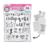 Art by Marlene Rub on Sticker Alphabet & Quotes Essentials nr.1
