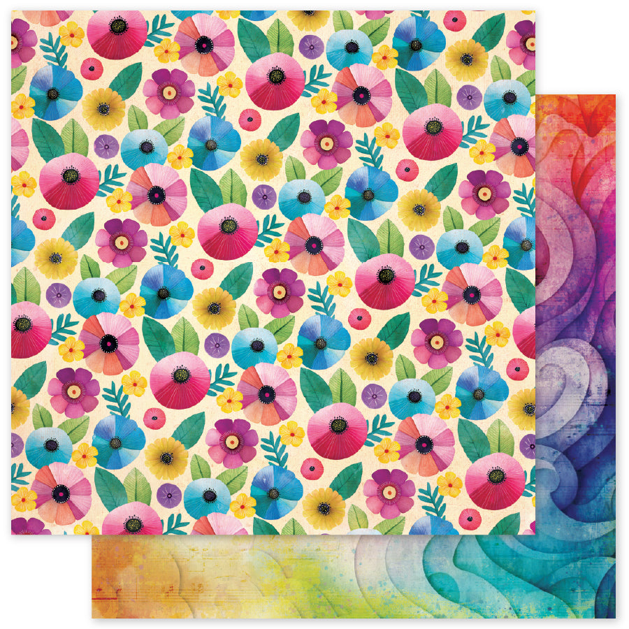 Rainbow Village Basics E 12x12 Paper (12 pc Bulk Pack) 35337