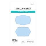 Pierced Mini Labels Etched Dies from the Bibi's Snowflakes Collection by Bibi Cameron