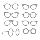 Smart Glasses Etched Dies from the Monster Birthday Collection